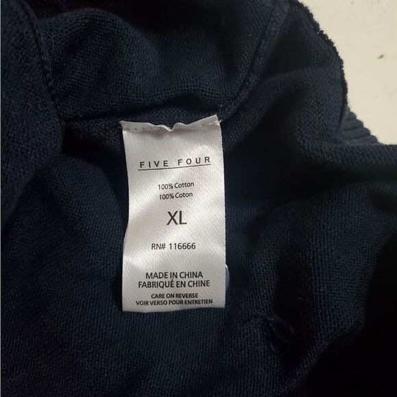 Five Four Nick Wooster Navy Men's Cardigan Sweater Size XL - Picture 10 of 10